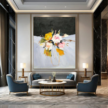 Load image into Gallery viewer, Vibrant Abstract Flower Bouquet Art, Suited for Feminine Bedroom &amp; Charming Café LargeART1995

