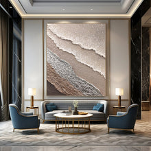Load image into Gallery viewer, “Lace - Like Textured Abstract” Abstract Painting on Canvas, Elegant Home Accent DKH988
