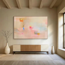 Load image into Gallery viewer, Pastel - Toned Abstract Minimalist Painting for Scandinavian Nursery &amp; Calm Office DKH033
