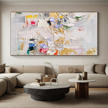 Load image into Gallery viewer, Custom Large Repeat White - Based Color Burst – Ideal for Luxury Duplex Living Area &amp; High - End Design Showroom LargeART0723
