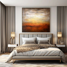 Load image into Gallery viewer, Sunset Horizon in Hues Art for Romantic Bedroom &amp; Beachfront Bar LargeART0917
