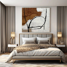 Load image into Gallery viewer, Simplified Abstract Forms Abstract Canvas Painting, Nice for Modern Bedroom &amp; Contemporary Lounge LargeART1112

