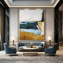 Load image into Gallery viewer, Abstract Painting, Minimalist Color Fusion - Fits Guest Room &amp; Reading Nook LargeART2337
