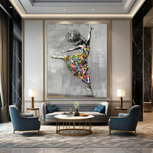 Load image into Gallery viewer, “Graffiti - Style Dancing Figure” - Urban Pop - Art Art on Canvas DKH1605
