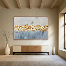 Load image into Gallery viewer, Gilded Abstract Stripes Art for Luxury Dining Room &amp; Elegant Entryway DKH164
