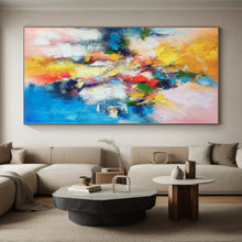 Load image into Gallery viewer, Grand Hand - painted Vivid Abstract Fusion Acrylic Art for Creative - Themed Sunrooms LargeART0227

