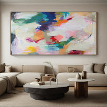 Load image into Gallery viewer, Hand - painted Large - scale Colorful Abstract Fusion Acrylic Art for Artistic Living Rooms LargeART0094

