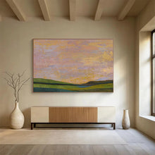 Load image into Gallery viewer, Colorful Sunset Landscape Abstract Painting On Canvas DKH438
