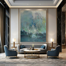 Load image into Gallery viewer, “Dripping Colorful Abstraction” - Multicolor Abstract Art on Canvas DKH1199
