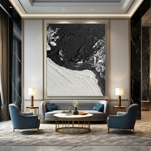 Load image into Gallery viewer, “Starry Night Voyage: Colorful Seascape” Abstract Painting on Canvas, Nautical Bedroom Decor DKH1048
