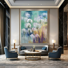 Load image into Gallery viewer, “Soft Floral Abstract” Abstract Painting on Canvas, Feminine Bedroom Decor DKH1032
