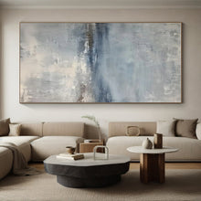 Load image into Gallery viewer, Blue - Gray Abstract Horizon Art for Coastal Home &amp; Serene Office LargeART0860
