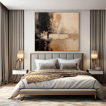 Load image into Gallery viewer, Earthy Tones Abstract Scene Abstract Canvas Painting, Great for Rustic Bedroom &amp; Nature - Inspired Office LargeART1217
