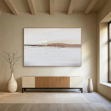 Load image into Gallery viewer, Neutral Tones “Subtle Horizons” Painting on Canvas, Calming Abstract Art DKH913

