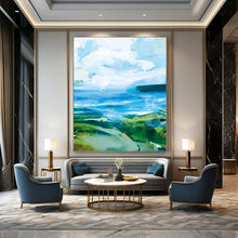 Load image into Gallery viewer, Seaside Hues Blend – Blues, Greens, Whites for Coastal Abstraction DTP183
