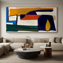 Load image into Gallery viewer, Bold Color Block Composition Acrylic Art - Perfect for Modernist Office &amp; Art Deco - inspired Entryway LargeART0627
