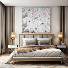 Load image into Gallery viewer, 3D Snow Sports Abstract Painting, Perfect for Ski Lodge Lounge &amp; Active - Lifestyle Home Gym LargeART1401
