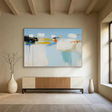 Load image into Gallery viewer, Hand - painted Substantial Colorful Abstract Minimalist Scene Acrylic Art for Modern Home Offices LargeART1757
