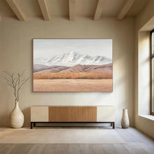 Load image into Gallery viewer, Mountain View “Serene Horizon” Painting on Canvas, Minimalist Landscape Art DKH890
