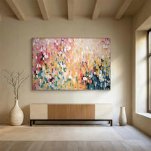 Load image into Gallery viewer, Pastel Patchwork Abstract Large - scale acrylic painting DLZ166
