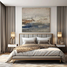 Load image into Gallery viewer, Grey - Blue Muted Abstract Acrylic Art, Suited for Hallway &amp; Studio Spaces LargeART0976
