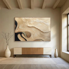 Load image into Gallery viewer, Golden Wave - Like Textured Art Abstract acrylic painting DLZ101
