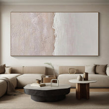 Load image into Gallery viewer, Textured Beach Shoreline Acrylic Art - Great for Coastal - inspired Bathroom &amp; Relaxing Reading Nook LargeART0666
