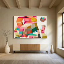 Load image into Gallery viewer, Colorful Geometric Abstract Art for Modern Home Office &amp; Creative Studio DKH070
