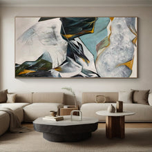 Load image into Gallery viewer, Large - Scale Abstract Mountain Range Acrylic for Nature - Inspired Living Room &amp; Cozy Cabin Bedroom LargeART0314
