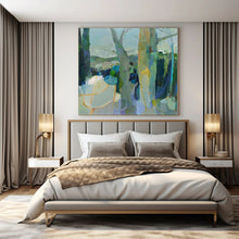 Load image into Gallery viewer, Abstract Forest Path Canvas Painting, Great for Nature - Inspired Study &amp; Cozy Cottage Living Room LargeART1307
