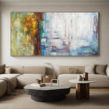 Load image into Gallery viewer, Large - Scale Colorful Misty Landscape Abstract Acrylic Art for Garden Room &amp; Wellness Center LargeART0383
