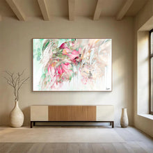 Load image into Gallery viewer, Tropical Floral Dream Abstract Painting on Canvas DKH534
