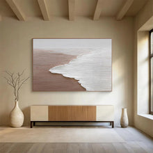 Load image into Gallery viewer, Minimalist Beach Large - scale acrylic painting DLZ178
