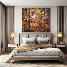 Load image into Gallery viewer, Autumn Forest Abstraction Art for Rustic Cabin &amp; Nature - Themed Restaurant LargeART0921
