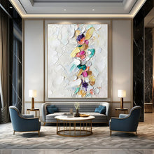 Load image into Gallery viewer, “Earth - Tone Minimalism” Abstract Brown - and - White Painting on Canvas, Understated Decor DKH974

