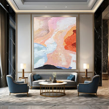 Load image into Gallery viewer, “Soft Color Fusion” – Pastel - Toned Abstract Oil Painting with Gentle Textures DTP275
