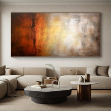 Load image into Gallery viewer, Enormous Sunset Glow Abstract Acrylic for Cozy Dining Room LargeART0287
