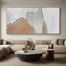 Load image into Gallery viewer, Large - Format Minimalist Earth - Tone Abstract Acrylic Art for Bedroom &amp; Spa LargeART0406
