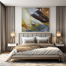 Load image into Gallery viewer, Textured Color - Blend Abstract Painting, Perfect for Eclectic Kitchen &amp; Creative Studio Nook LargeART1355
