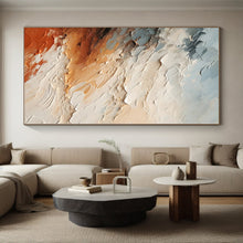Load image into Gallery viewer, Hand - painted Generous - sized Multi - Tone Textured Abstract Acrylic Art for Rustic Dining Rooms LargeART0080
