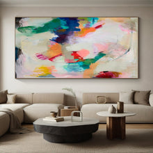 Load image into Gallery viewer, Colorful Abstract Chaos Acrylic Art - Perfect for Bohemian - style Studio &amp; Creative Kids’ Room LargeART0597

