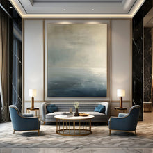 Load image into Gallery viewer, “Calm Dusk” Muted gray - blue tones, smooth gradients. DTP299
