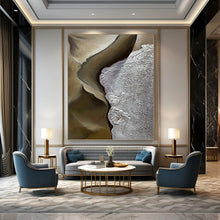 Load image into Gallery viewer, “Earth - Tone Textured Abstract” Abstract Painting on Canvas, Nature - Inspired Decor DKH987
