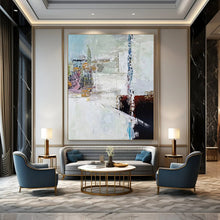 Load image into Gallery viewer, Whitewash Wonders - Soft Color Abstract Acrylic, Ideal for Bright, Airy Kitchens and Feminine - Style Boudoirs DTP040
