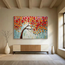 Load image into Gallery viewer, Autumn Blossom Tree Large - scale acrylic painting DLZ168

