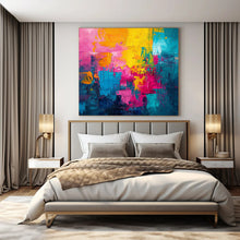 Load image into Gallery viewer, Vibrant Color - Block Abstract Acrylic Art, Ideal for Living Room &amp; Creative Studio LargeART1014
