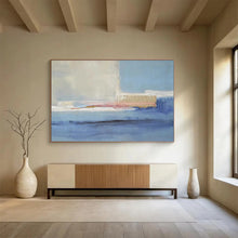 Load image into Gallery viewer, Understated Abstract Coastal Painting On Canvas DKH407
