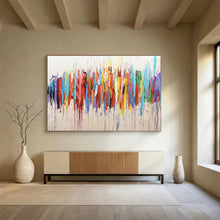 Load image into Gallery viewer, “Colorful Dripping Symphony” - Vivid Abstract Acrylic, Suits Art Studio and Living Room DLZ223
