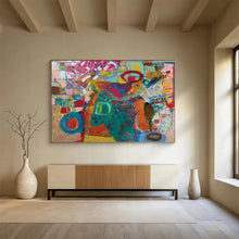 Load image into Gallery viewer, “Colorful Abstract Garden” - Whimsical Abstract Acrylic, Good for Conservatory and Bedroom DLZ244
