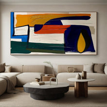 Load image into Gallery viewer, Bold Color Block Composition Acrylic Art - Great for Art Deco - inspired Entryway &amp; Modernist Café LargeART0620
